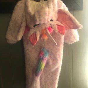 Girls Unicorn 🦄 Halloween Costume Very warm Zips up on chest. Size 18-24 months